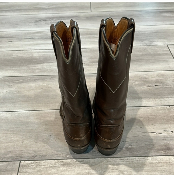 Vintage Justin boots women’s size 5 cowboy cowgirl pointed toe - Picture 6 of 10